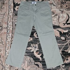 Junior's 1 "GAP" Olive Stretch Cropped Pants